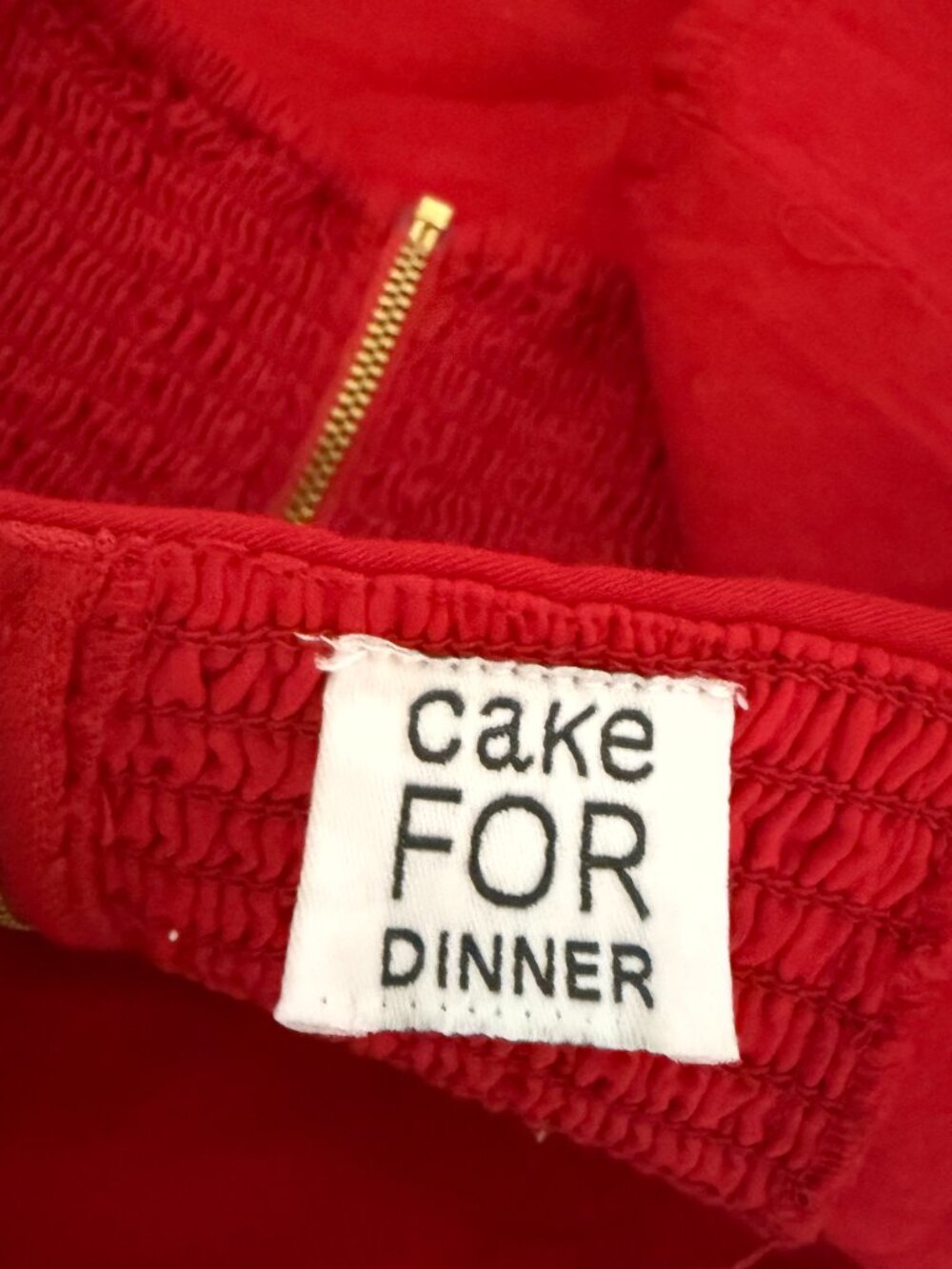 Cake For Dinner Red Roxy Top - Picture 3 of 5